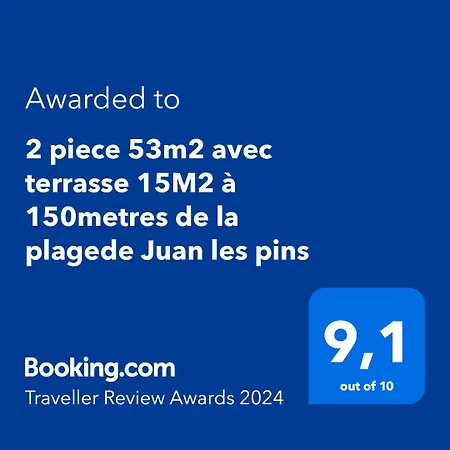 2 Piece 53m2 Avec Terrasse 15m2 à 150metres De La Plagede Les Pins Appartamento